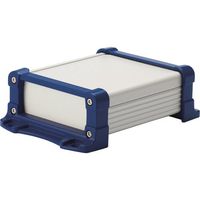 タカチ電機工業 タカチ フランジ足付アルミケース EMCシールドタイプ シルバー/ネイビー EXEF9-4-7SN 1台 202-0770（直送品）