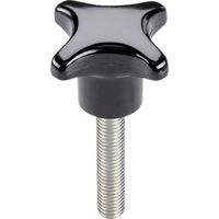 ロームヘルド・ハルダー HALDER パームグリップ オネジ付 形状L スチール、亜鉛メッキ 24730.0260 1個 108-0708（直送品）