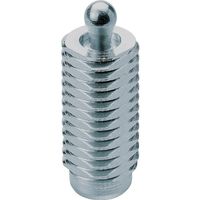 ロームヘルド・ハルダー HALDER スティールばね付プレッシャー・ピン オネジ、SS、シール無 ねじ径M12 22150.0320 1個（直送品）