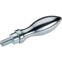 ロームヘルド・ハルダー HALDER マシンハンドル DIN 98 オネジ付 形状E 24460.0132 1個 106-3423（直送品）