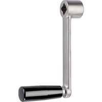 ロームヘルド・ハルダー HALDER ハンドクランク ステンレス鋼 精密鋳造 24330.0550 1個 105-7163（直送品）