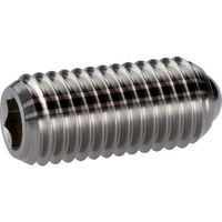 ロームヘルド・ハルダー HALDER スプリングプランジャ ボール、六角穴付 ステンレス鋼 バネ圧:強 22030.0248 1個（直送品）