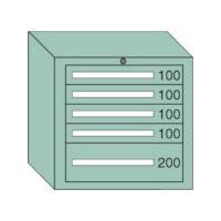 大阪製罐 OS 中量キャビネット(6型) 間口693×奥行557×高さ681mm最大積載量600kg 6-607 1台 136-7386（直送品）