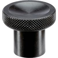 ロームヘルド・ハルダー HALDER ノブ ローレット付 スチール 24520.0028 1個 106-5021（直送品）