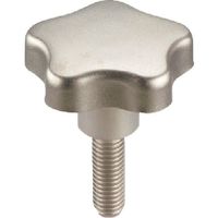 ロームヘルド・ハルダー HALDER スターグリップ オネジ付 ステンレス鋼 24690.0142 1個 122-1083（直送品）