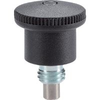 HALDER インデックスボルトミニ標準ホールド機構無鋼鉄、亜鉛メッキ呼び寸5ネジ部M10×1 22110.0608 1個（直送品）