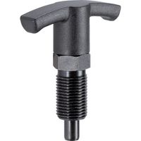 ロームヘルド・ハルダー HALDER インデックスボルト 六角カラーロック機構Tグリップ付 黒染 22110.0832 1個（直送品）