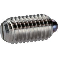 HALDER スプリングプランジャ スラストピン、スロット付 ステンレス鋼 外径M6×14 22050.0706 1個（直送品）