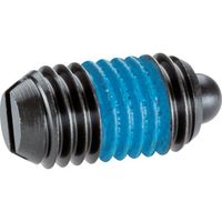 HALDER スプリングプランジャ スラストピン、スロット付インチステン ボール径0.119 2B020.0242 1個（直送品）