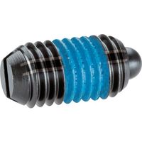 HALDER スプリングプランジャ スラストピン、スロット付インチステン ボール径0.248 2B020.0280 1個（直送品）