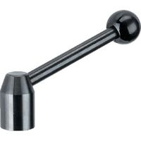 ロームヘルド・ハルダー HALDER クランピングレバー 穴付(メネジなし) スチール 24430.0055 1個 107-2924（直送品）