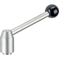 ロームヘルド・ハルダー HALDER 位置調節付クランピングレバー メネジ付 ステンレス鋼 24440.0621 1個 106-4982（直送品）