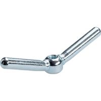 ロームヘルド・ハルダー HALDER クランプナットレバー ダブルレバー スチール、亜鉛メッキ 24470.0712 1個 106-1776（直送品）
