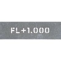 つくし工房 つくし 吹付プレート[FL+1000] J-95 1枚 184-1690（直送品）