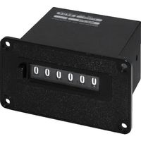 ライン精機 電磁カウンター(リセットツキ)6桁 MCR-6PN AC100V 1個 838-3790（直送品）