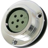 七星科学研究所 七星 防水メタルコネクタ NWPCー44シリーズ 16極 RF NWPC-4416-RF 1個 790-7991（直送品）