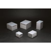 タカチ電機工業 タカチ 放熱穴付アルミケース メタリックシルバー MBH10-9-12 1台 197-3750（直送品）