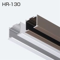 アトムリビンテック ATOM ソフトクローズ・折戸用兼用レール HRー130 シルバー 3600mm 219452 1本 435-0653（直送品）