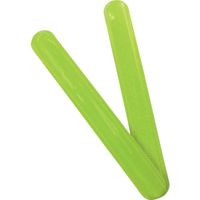 ミズケイ 反射リストバンド<イエロー>2個入 3205505 1組(2本) 128-5993（直送品）