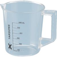 TARSONS 目盛付ビーカー(取っ手付) TPX製 500ml 441060 1個 134-2912（直送品）