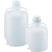 TARSONS 広口大型瓶(注出チューブ加工) PP製/蓋:PP製 10L 585380 1個 134-2977（直送品）