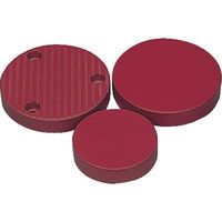 ユニセイキ ユニ セラミック丸テーブル 溝無 60x15mm CM-60N 1台 838-1575（直送品）