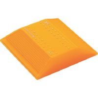 積水樹脂 積水 縁石鋲 ナイトリバーEX CR30S―Y―Y 本体黄 黄片面反射タイプ 1個 404-1604（直送品）