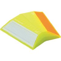 積水樹脂 積水 縁石鋲 ナイトリバーEX CR30W25―L―WY 本体黄緑角度付き両面反射タイプ 白黄両面反射 1個 404-4772（直送品）