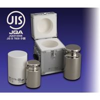 ViBRA F1CSOー10KJ:JISマーク付OIML型円筒分銅(非磁性ステンレス)10KG F1級 アルミケース付 F1CSO-10KJ 1個（直送品）