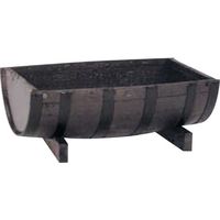 サントリー ハセガワ ウイスキー樽プランター 船型63 ブラック GE-1 1個 136-3962（直送品）