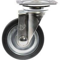 スペーシア プレートタイプ金属キャスター自在ST―130 ST-130 1個 108-0925（直送品）