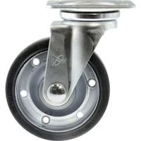スペーシア プレートタイプ金属キャスター自在ST―150 ST-150 1個 108-2129（直送品）