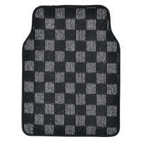 ジョイフル チェッカーマット M ブラック/グレー YP806-A 1個