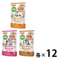 ミャウミャウ160g×3／24セット Amazon.co.jp: アイシア ミャウミャウ MiawMiaw 3P 160g×3缶