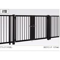 四国化成建材 EAM2型 W1000 H1500 縦格子 片開き 電気錠P仕様(パナソニック製対応) EAM2PL-I1015SSC 1個（直送品）