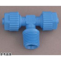 アズワン TEFEN PP締込継手 オスチーズ 8mm×R1/8 67-3076-27 1個（直送品）