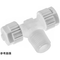 アズワン TEFEN PVDF締込継手 オスチーズ 12mm×R3/8 67-3076-66 1個（直送品）