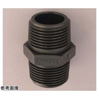 アズワン PP ネジ継手 ポリ六角ニップル R11/2×R11/2 67-3081-65 1個（直送品）