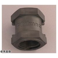アズワン PP ネジ継手 ポリソケット Rc1/2 67-3082-44 1個（直送品）