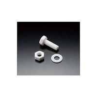 フロンケミカル PTFE六角ナット M12(10個入り) NR1663-010 1パック(10本) 61-3538-29（直送品）