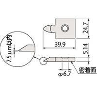 ミツトヨ ゲージブロック 部品 619061/タイロッド 4.1/2" 1セット(10PC)（直送品）