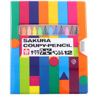 サクラクレパス　クーピーペンシル12色　FY12-R1 (12色入)（わけあり品）
