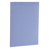 ナカバヤシ 証書ファイル A4/A3対応 二つ折り 紙製クロス貼り 片面パッド入り 薄紫 FSP-A4C-LP 1冊（わけあり品）