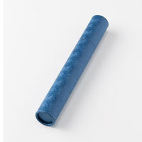 大仙 和紙製 賞状筒 丸筒 A3サイズ対応 ブルー J03100101 1本（わけあり品）