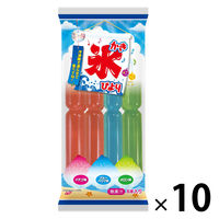駄菓子 チューペット 棒状アイス シャーベット かき氷びより 8本入 10袋   個包装 お配り