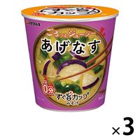 ハナマルキ　すぐ旨カップみそ汁 あげなす　1セット（3個）