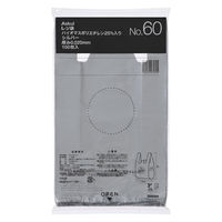 アスクル バイオマス25％入 レジ袋 シルバー 60号 1セット（1袋（100枚入）×30） オリジナル
