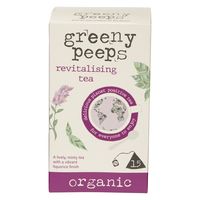 グリニ―ピープス リバイタライジングティー 1箱（15バッグ入） ペパーミント ノンカフェイン 有機ハーブティー オーガニック