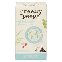 グリニ―ピープス デリシャスリーデトックスティー 1箱（15バッグ入） ノンカフェイン 有機ハーブティー オーガニック