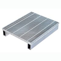 中部コーポレーション JIS側溝用細目かさ上げ用スチールグレーチング CHK CHK-750-5125A 1個（直送品）